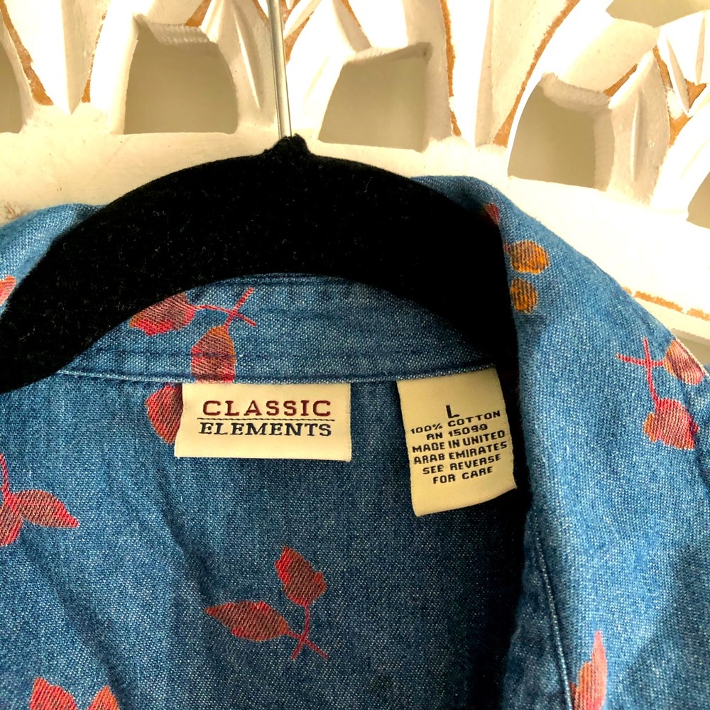 VINTAGE | classic elements 100% cotton button down